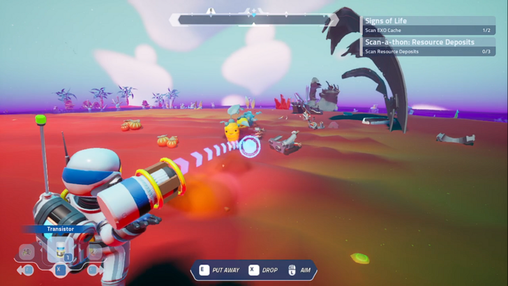 starseeker astroneer expeditions carrot enemies chasing the player character