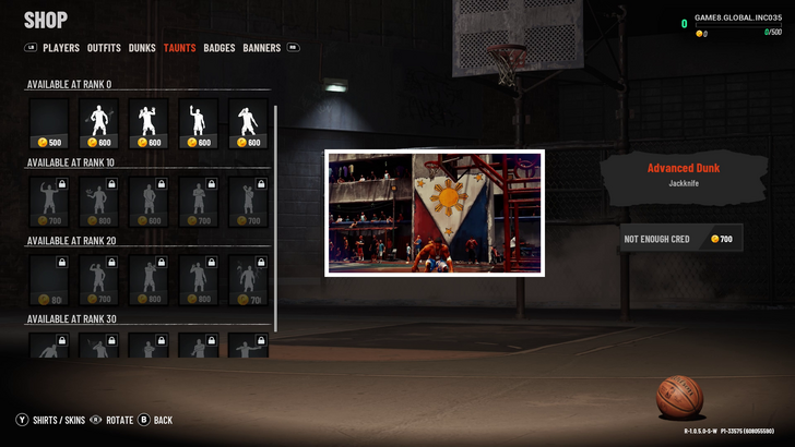 NBA The Run locked dunks