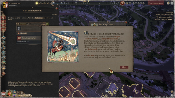 the guild europa 1410 the king is dead random event