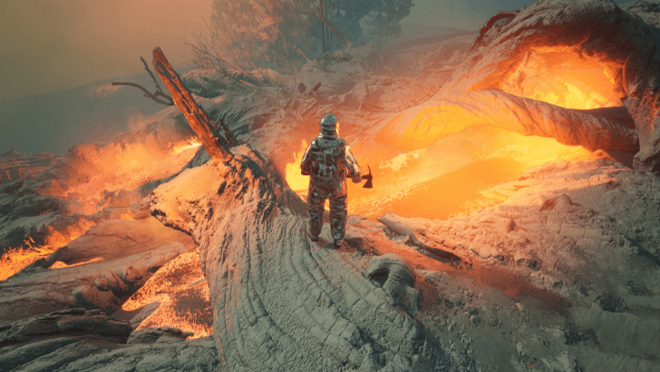into the fire lava