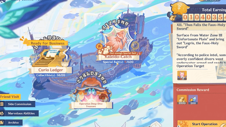 Genshin Impact - Sunny Summer Fontinalia - Preview