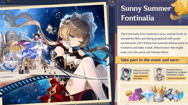 Genshin Impact - Sunny Summer Fontinalia