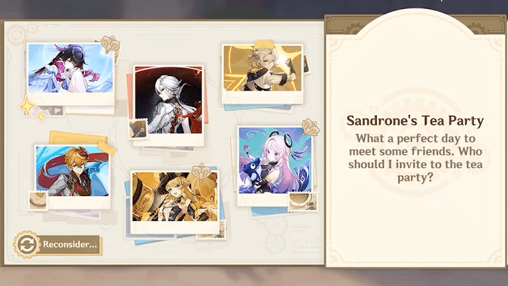 Genshin - Sandrone Tea Party