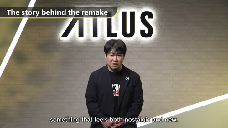 Persona Team General Producer Kazuhisa Wada addressing viewers regarding the philosophy behind the remake.