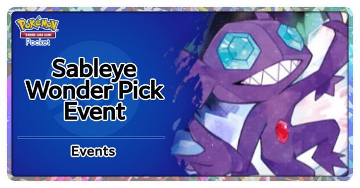 Pokemon TCG Pocket - Sableye Wonder Pick Event