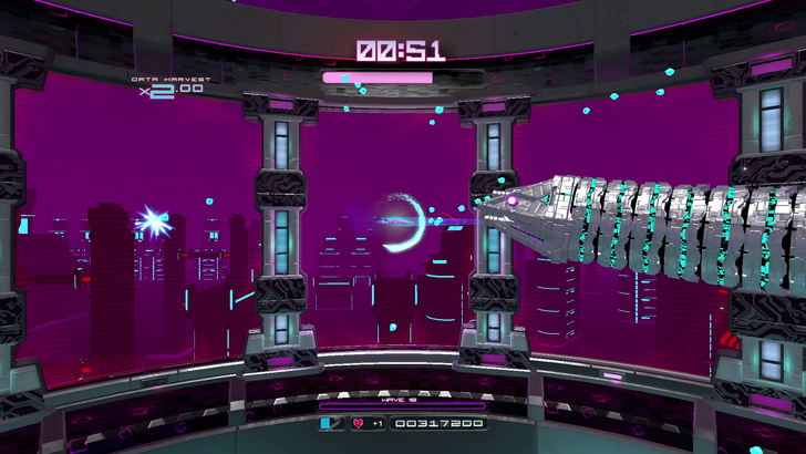 OUTBLAST player fighting Minotaur in District 3