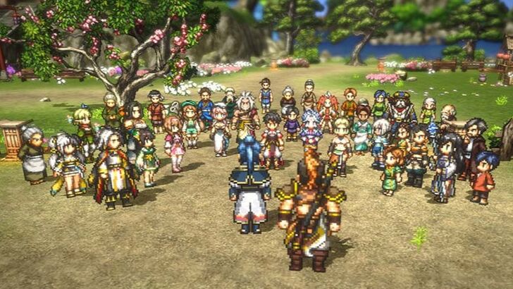 STAR LEAP characters gather