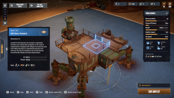 sand trampler customization