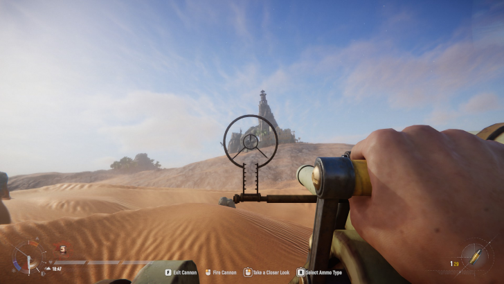 sand target locked