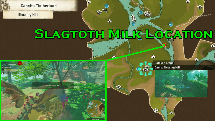 Slagtoth Milk Location