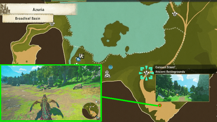 Go to the Ancient Battlegrounds