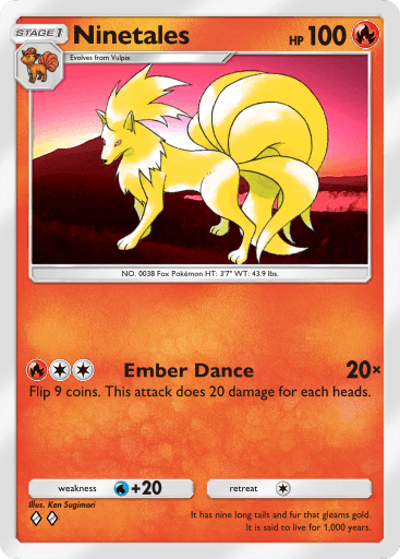 Pokemon TCG Pocket - B3b 009 Ninetales