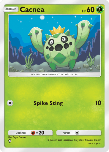 Pokemon TCG Pocket - B3b 004 Cacnea