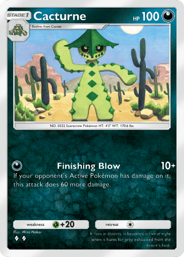 Pokemon TCG Pocket - B3b 042 Cacturne