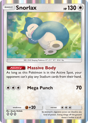 Pokemon TCG Pocket-  Snorlax(B3b 055)