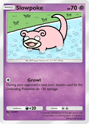 Pokemon TCG Pocket-  Slowpoke(B3b 026)