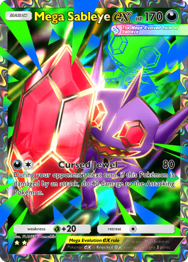 Pokemon TCG Pocket - B3b 081 Mega Sableye ex