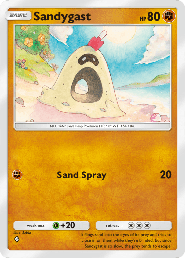Pokemon TCG Pocket - B3b 039 Sandygast