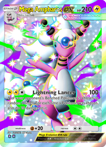 Pokemon TCG Pocket - B3b 103 Mega Ampharos ex
