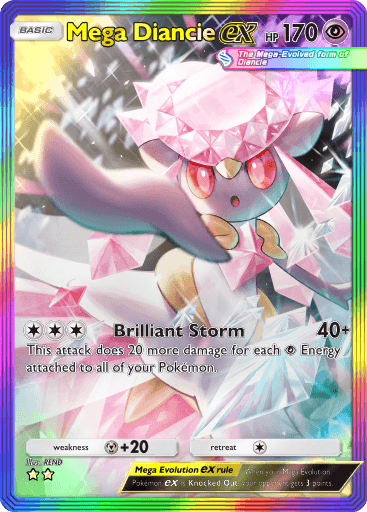 Pokemon TCG Pocket - B3b 087 Mega Diancie ex