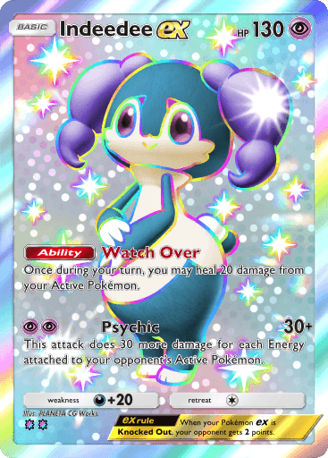 Pokemon TCG Pocket - B3b 104 Indeedee ex