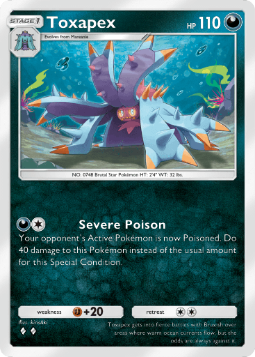 Pokemon TCG Pocket - B3b 047 Toxapex