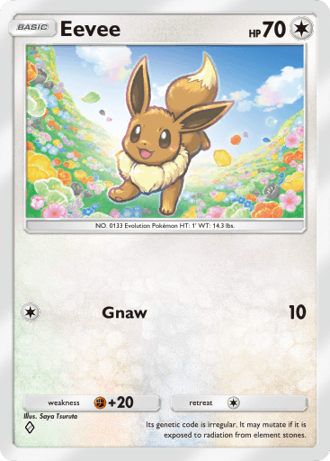 Pokemon TCG Pocket-  Eevee(B3b 053)