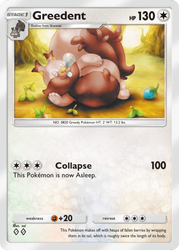 Pokemon TCG Pocket - B3b 063 Greedent