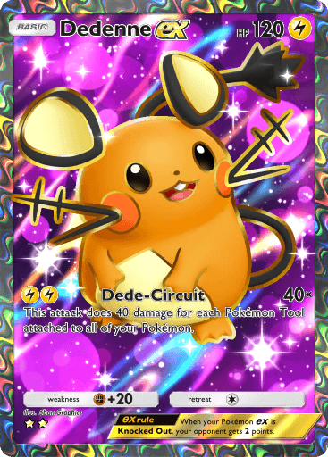 Pokemon TCG Pocket - B3b 079 Dedenne ex