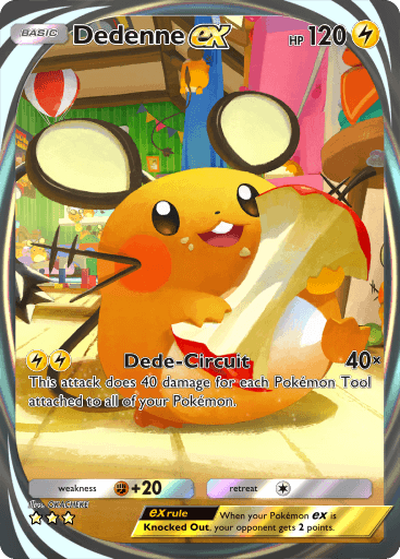 Pokemon TCG Pocket - B3b 090 Dedenne ex