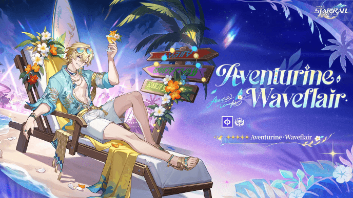 Honkai Star Rail - Aventurine - Waveflair Drip Marketing