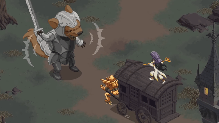 the last hour of an epic to the moon rpg neil eva charging to monster