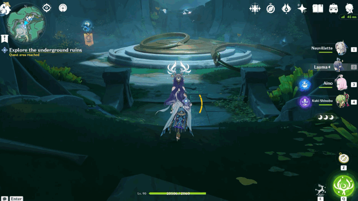 Explore the Underground Ruins