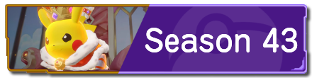 Pokemon UNITE - Battle Pass Season 43 Page