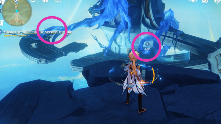 Clear the Vines on the Second Turbine