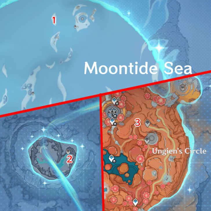 Genshin - Frost Moon Kuuhenki Shrine Locations