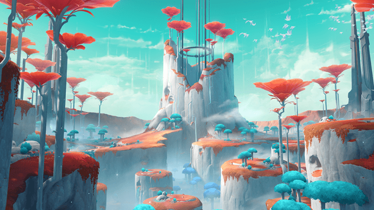 Genshin - Frost Moon Viewpoint - Sanctuary of Life