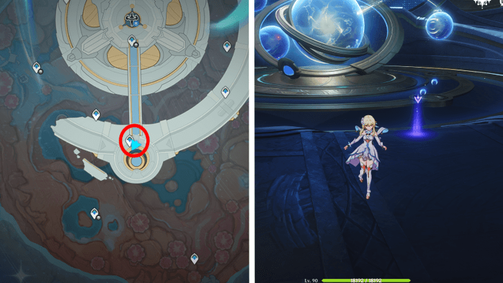 Genshin - Viewpoint in The Space Lifeform Capture Station