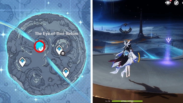 Genshin - Viewpoint in The Eye of Ibni-Belum