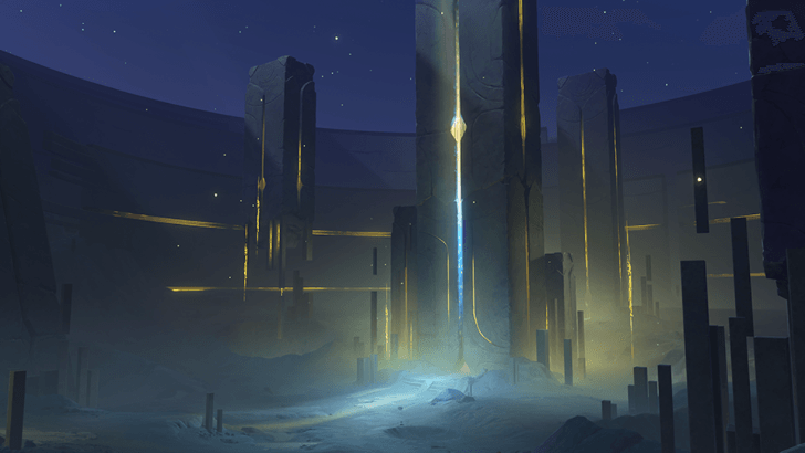 Genshin - Frost Moon Viewpoint - Silent Stone Circle