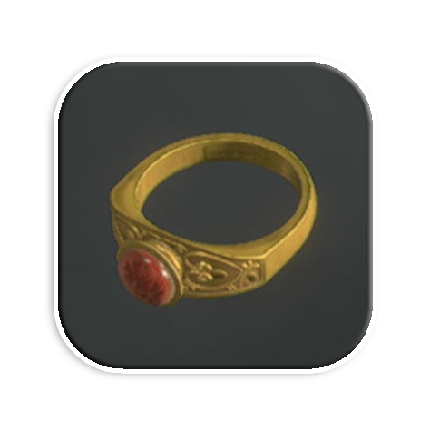 Red Gemstone Ring Icon Resident Evil 4 Remakemode:scale