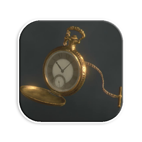 Brass Pocket Watch Icon Resident Evil 4 Remakemode:scale