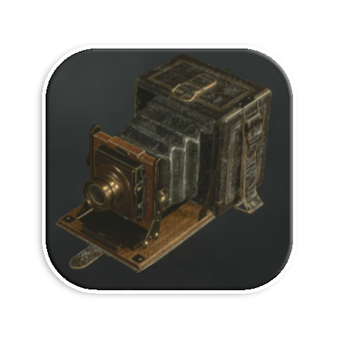 Antique Camera Icon Resident Evil 4 Remakemode:scale