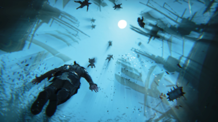 black flag resynced underwater