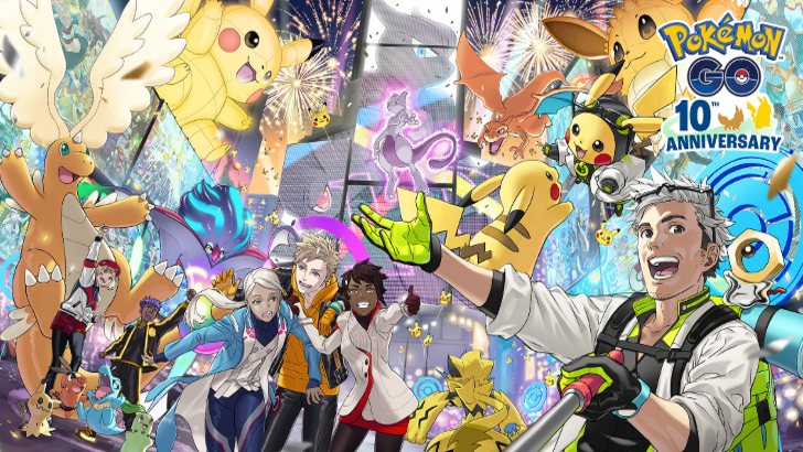 pokemon go 10th anniversary art