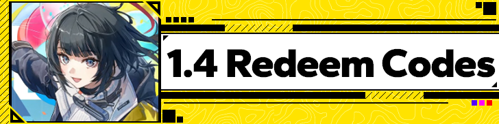 Arknights Endfield - 1.4 Redeem Codes Partial Banner