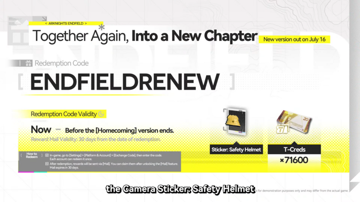 Arknights Endfield - 1.4 Redeem Livestream Code