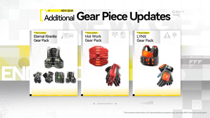 Arknights Endfield - 1.4 Additional Gear Pieces