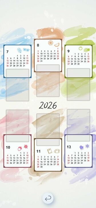 Calendar Backdrop Display Board Backdrop