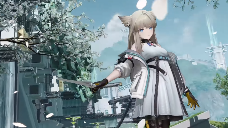 arknights endfield perlica tree petals falling